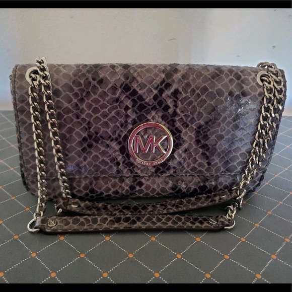 Michael Kors Python Crossbody Bag - Picture 1 of 2